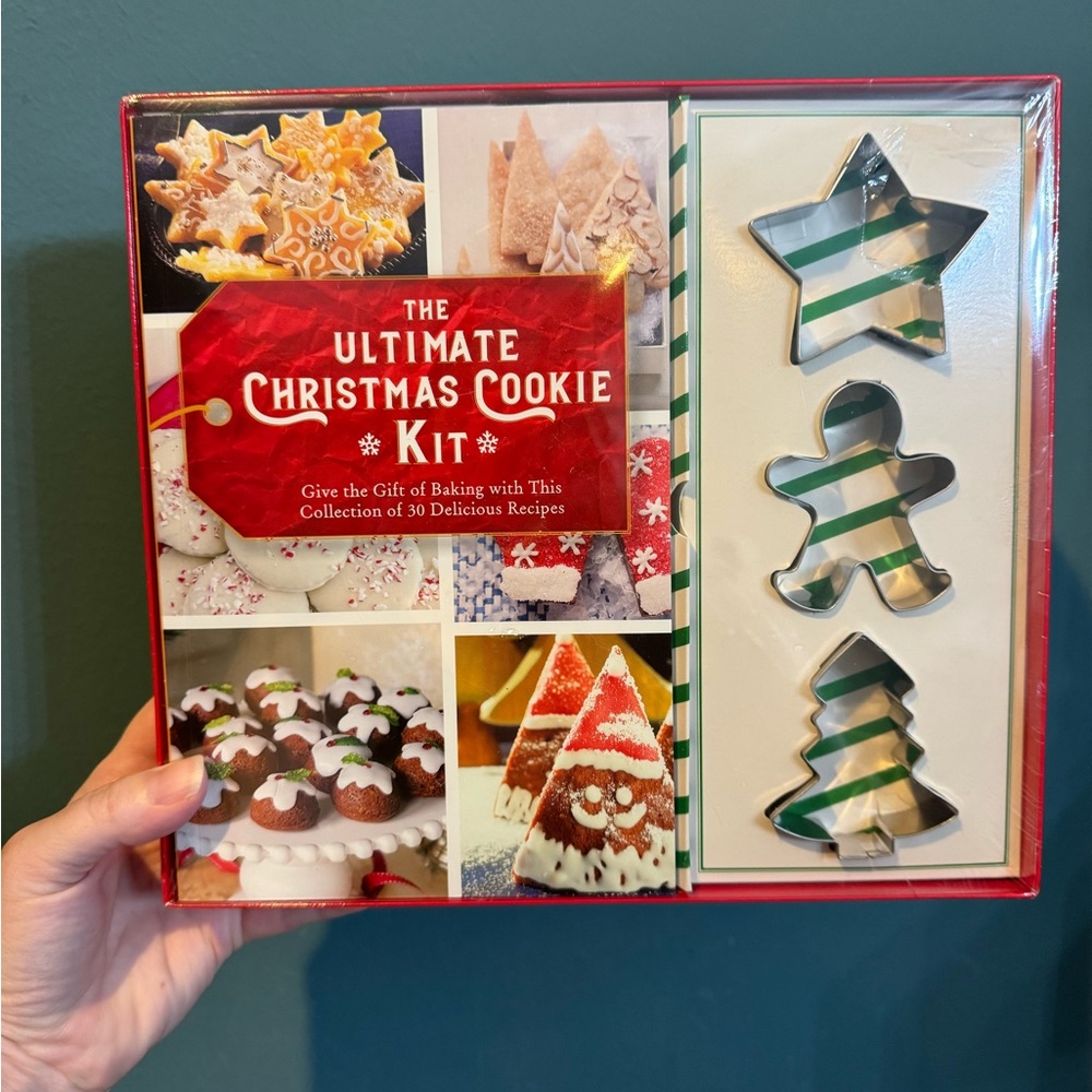 The Ultimate Christmas Cookie Kit 30 Recipes 3 Holiday Cutters Baking Gift